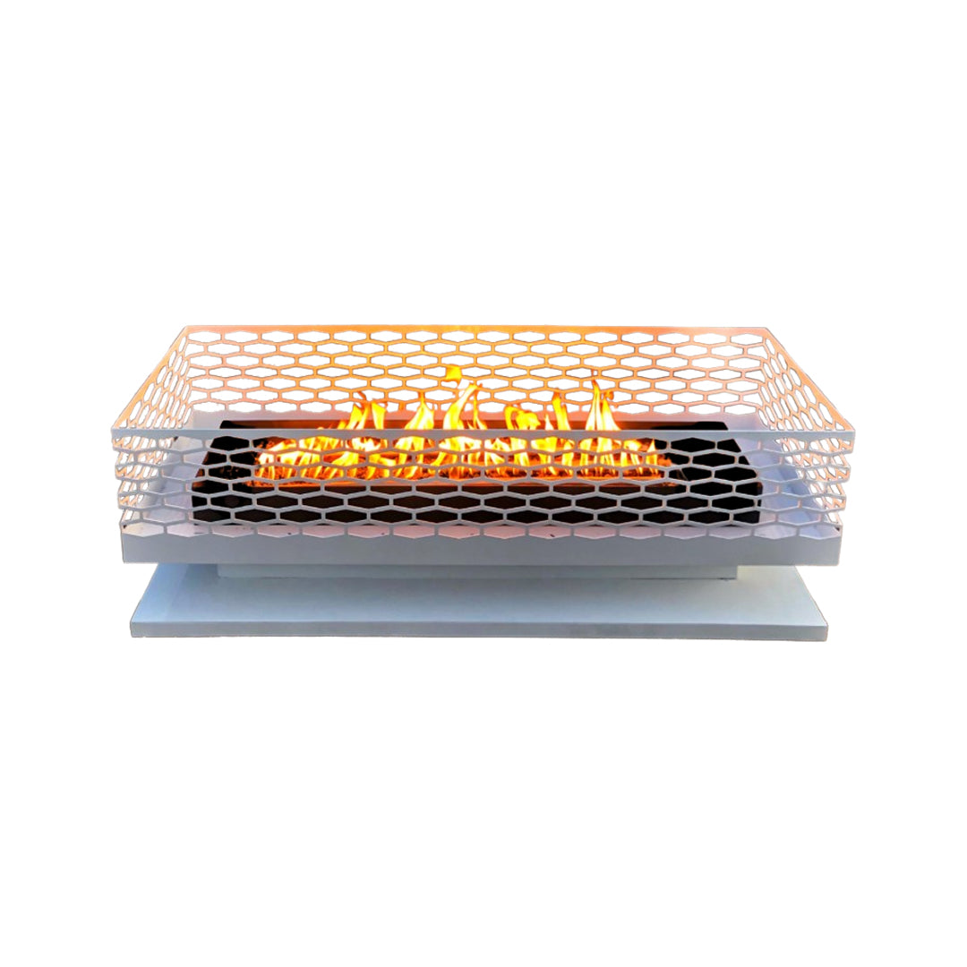 Boxfire Fire Pit in Powder Coated  - Majestic Fountains
