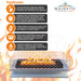 Boxfire Fire Pit in Powder Coated  - Majestic Fountains