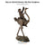 Boy on Ostrich Bronze Life-Size Sculpture