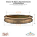 Bracci 16 ft Stone Fountain Basin - Majestic Fountains and More