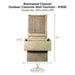 Brentwood Channel Outdoor Concrete Wall Fountain - #1826 & #1827 - Majestic Fountains