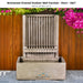 Brentwood Channel Outdoor Concrete Wall Fountain Short - 1827 - Majestic Fountains