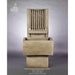 Brentwood Channel Patio Wall Fountain-1828 Tall - Majestic Fountains