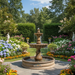 Calanthia Grandis Concrete 2 Tier Outdoor Courtyard Fountain With Basin - 1697 - Majestic Fountains