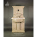 Calistoga Concrete Outdoor Wall Fountain - #1835 - Majestic Fountains and More