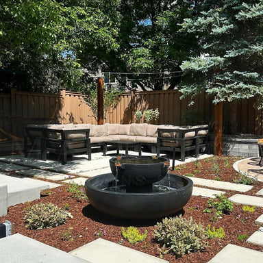 Campania 29 Inch Del Rey Fountain in Cast Stone FT-335 - Majestic Fountains