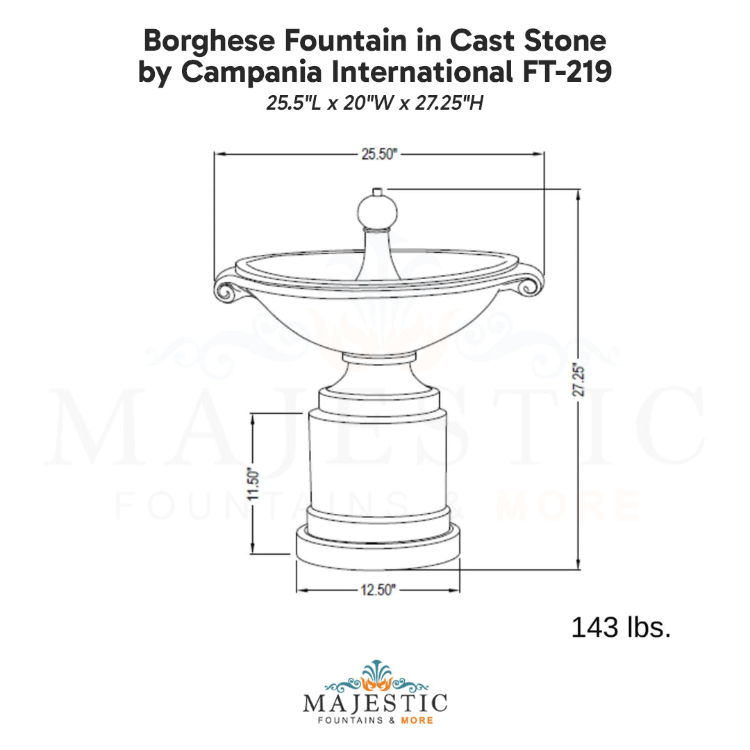 Campania Borghese Fountain in Cast Stone FT-219 - Majestic Fountains.jpg