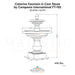 Campania Caterina Fountain in Cast Stone FT-192 - Majestic Fountains