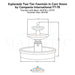 Campania Esplanade Two Tier Fountain in Cast Stone FT-78 - Majestic Fountains