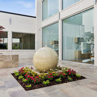 Campania Large Sphere Fountain in GFRC GFRCFT-1106 - Majestic Fountains