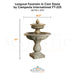 Campania Longvue Fountain in Cast Stone FT-225 - Majestic Fountains