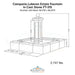Campania Luberon Estate Fountain in Cast Stone FT-315 - Majestic Fountains