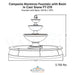 Campania Monteros Fountain with Basin in Cast Stone FT-270 - Majestic Fountains
