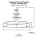 Campania Newport Fountain in Cast Stone FT-0124 - Majestic Fountains
