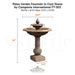 Campania Palos Verdes Fountain in Cast Stone FT-303 - Majestic Fountains