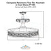 Campania Parisienne Two Tier Fountain in Cast Stone FT-184 - Majestic Fountains