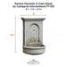 Campania Portico Fountain in Cast Stone FT-129 - Majestic Fountains