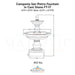 Campania San Pietro Fountain in Cast Stone FT-17 - Majestic Fountains