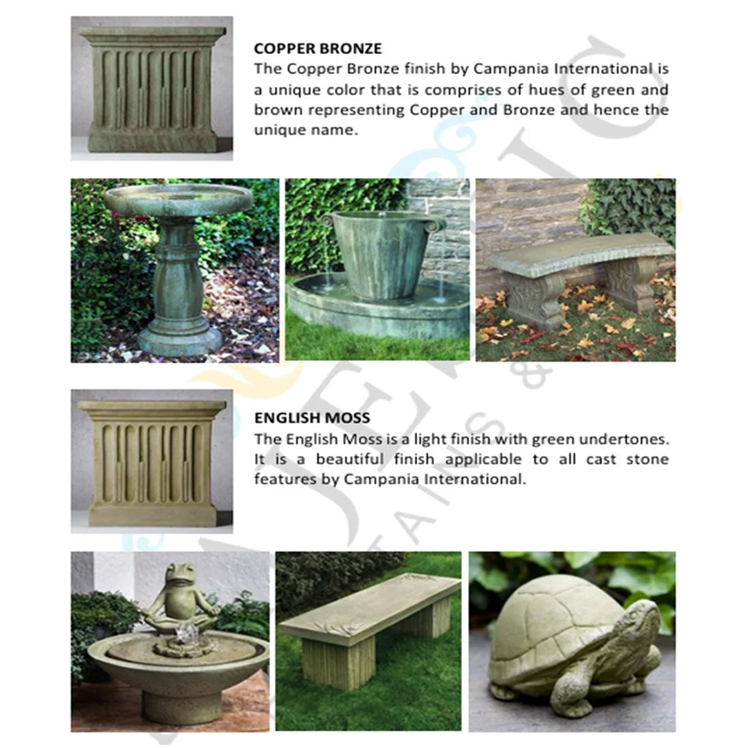 Campania Cast Stone Color Sample Tiles