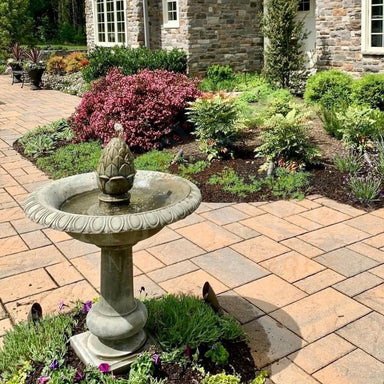 Campania Williamsburg Pineapple Fountain in Cast Stone FT-133 - Majestic Fountains