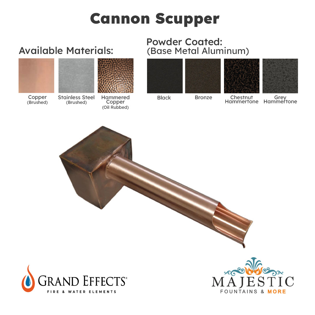Cannon Scupper by Grand Effects - Majestic Fountains and More