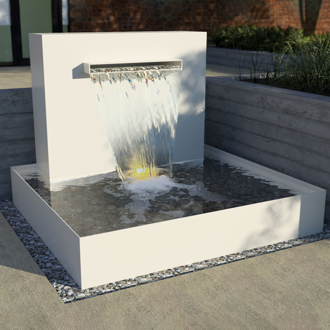 Cascade Fountain in Powder Coated Aluminum Large - Majestic Fountains