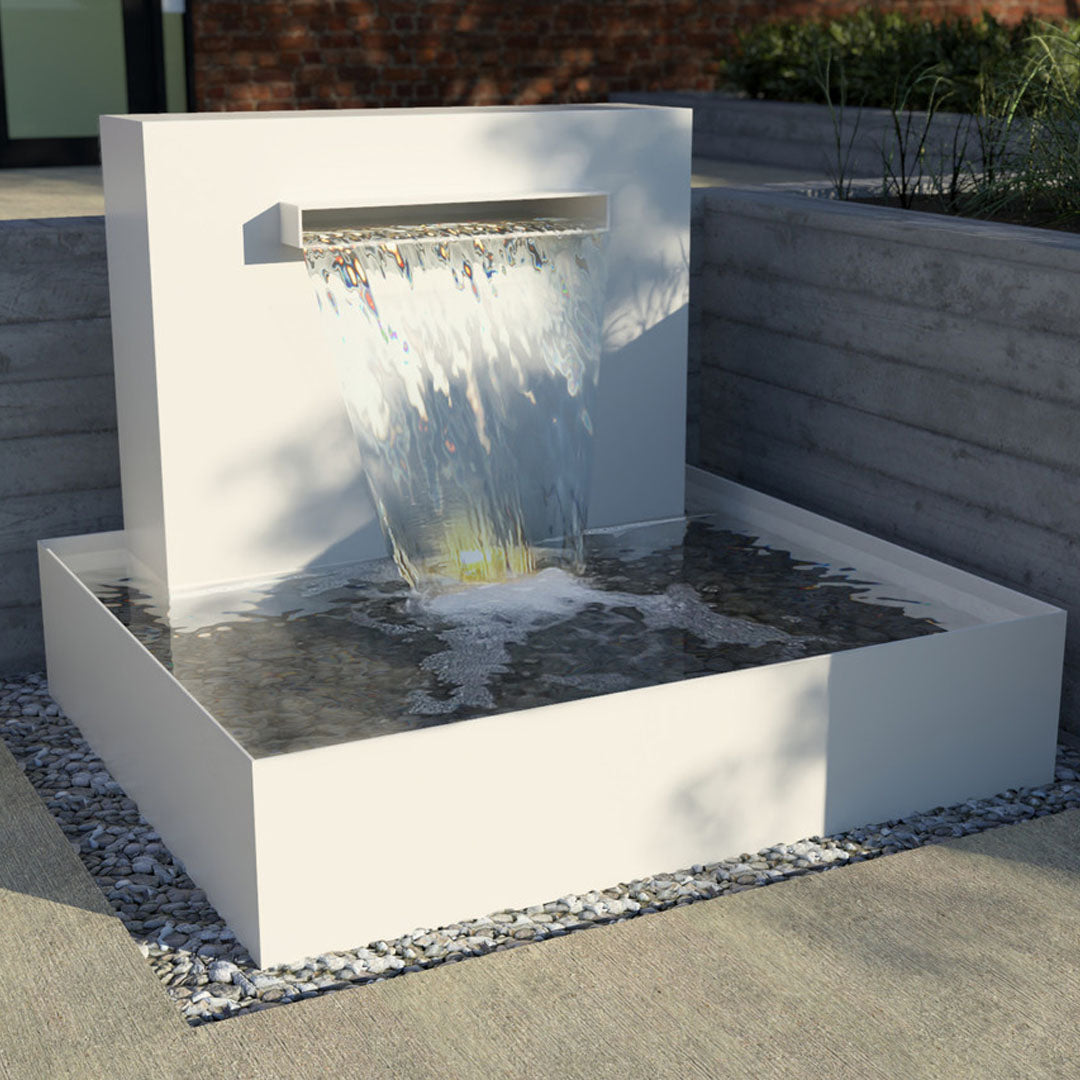 Cascade Fountain in Powder Coated Aluminum Large - Majestic Fountains