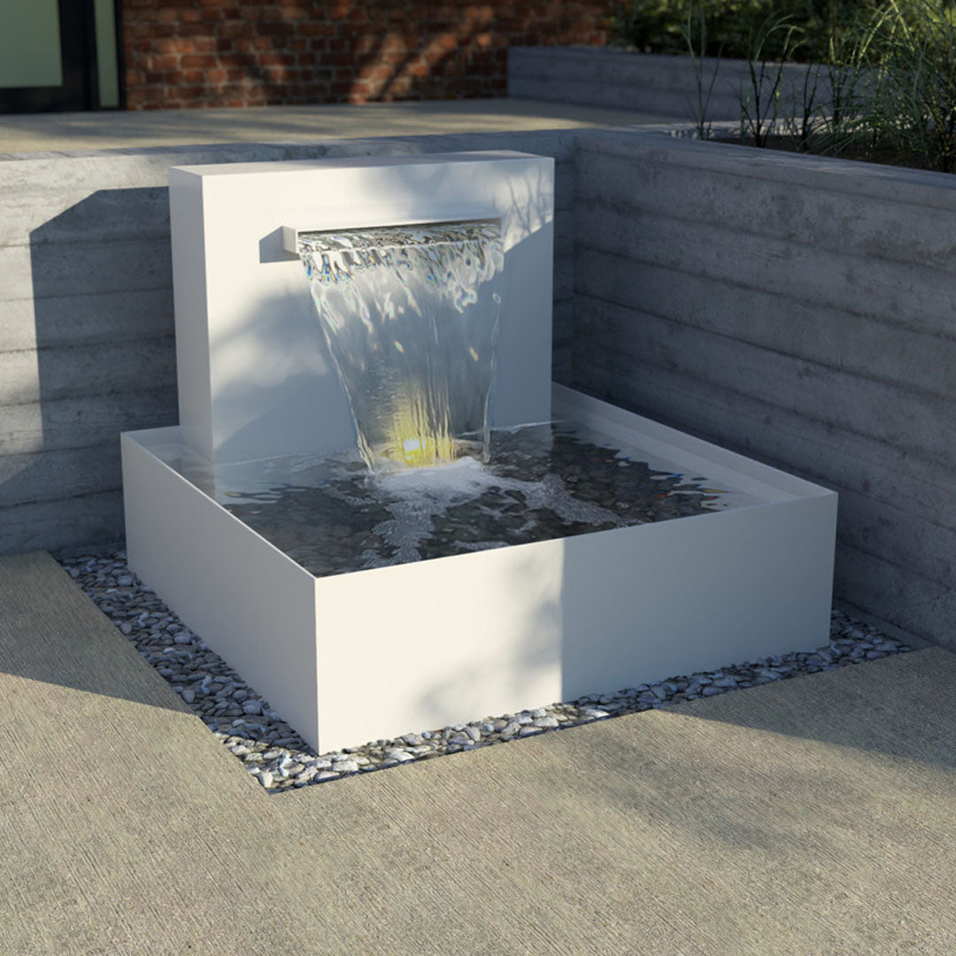 Cascade Fountain in Powder Coated Aluminum Large - Majestic Fountains