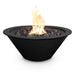 Cazo Round Fire Bowl in Powder Coated Steel - Majestic Fountains
