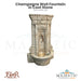 Champagne Wall Fountain in Cast Stone - Majestic Fountains