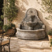 Chateau Concrete Outdoor Wall Fountain - 1209 - Majestic Fountains