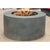 Cilindro Fire Pit Table in GFRC Concrete by Prism Hardscapes - Majestic Fountains