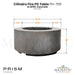 Cilindro Fire Pit Table PH-706 in GFRC Concrete by Prism Hardscapes Size - Majestic Fountains and More