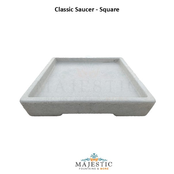 Classic Saucer - Square - Phoenix Precast