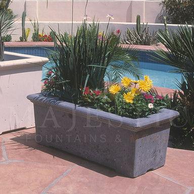 Classic Series Rectangular Planter - Majestic Fountains