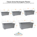Classic Series Rectangular Planter - Majestic Fountains