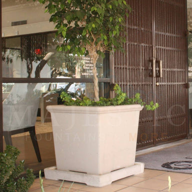 Classic Series Square Planter - Majestic Fountains