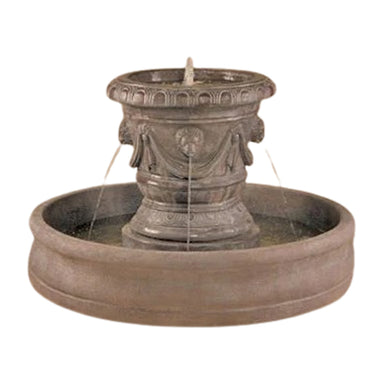 Classico Lion Fountain in Cast Stone - Fiore Stone 662-LF - Majestic Fountains