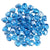 Coastal Blue Luster Zircon Fire Glass - Majestic Fountains and More.