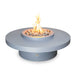 Coastline-Fire-Table-Powder-Coat-Gray-Majestic Fountains & More