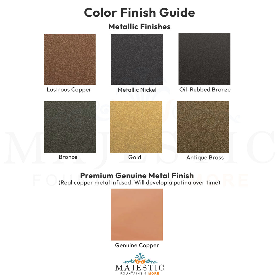 Color Finish Guide - Majestic Fountains