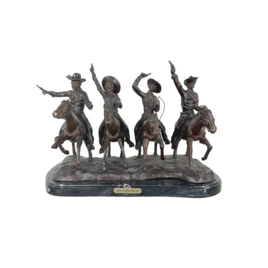 Coming Through the Rye Bronze Table Top Sculpture - Majestic Fountains