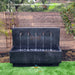 Concrete Penta Garden Wall Fountain - 1747 -Majestic Fountains