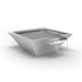 Corinthian Extended Lip Water Bowl in Metal - Majestic Fountains