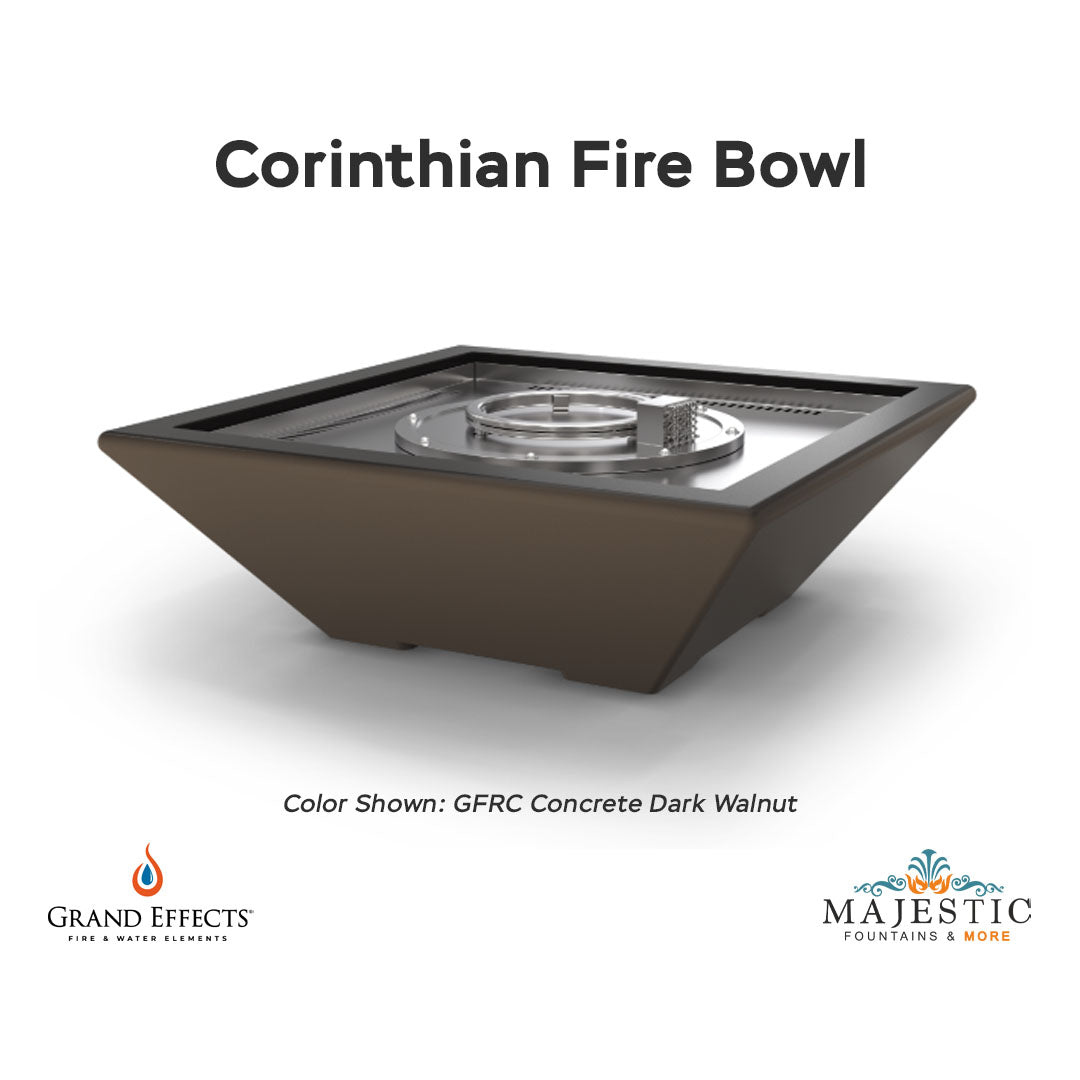 Corinthian Fire Bowl GFRC - Majestic Fountains
