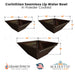 Corinthian Seamless Lip Water Bowl  - Majestic Fountains