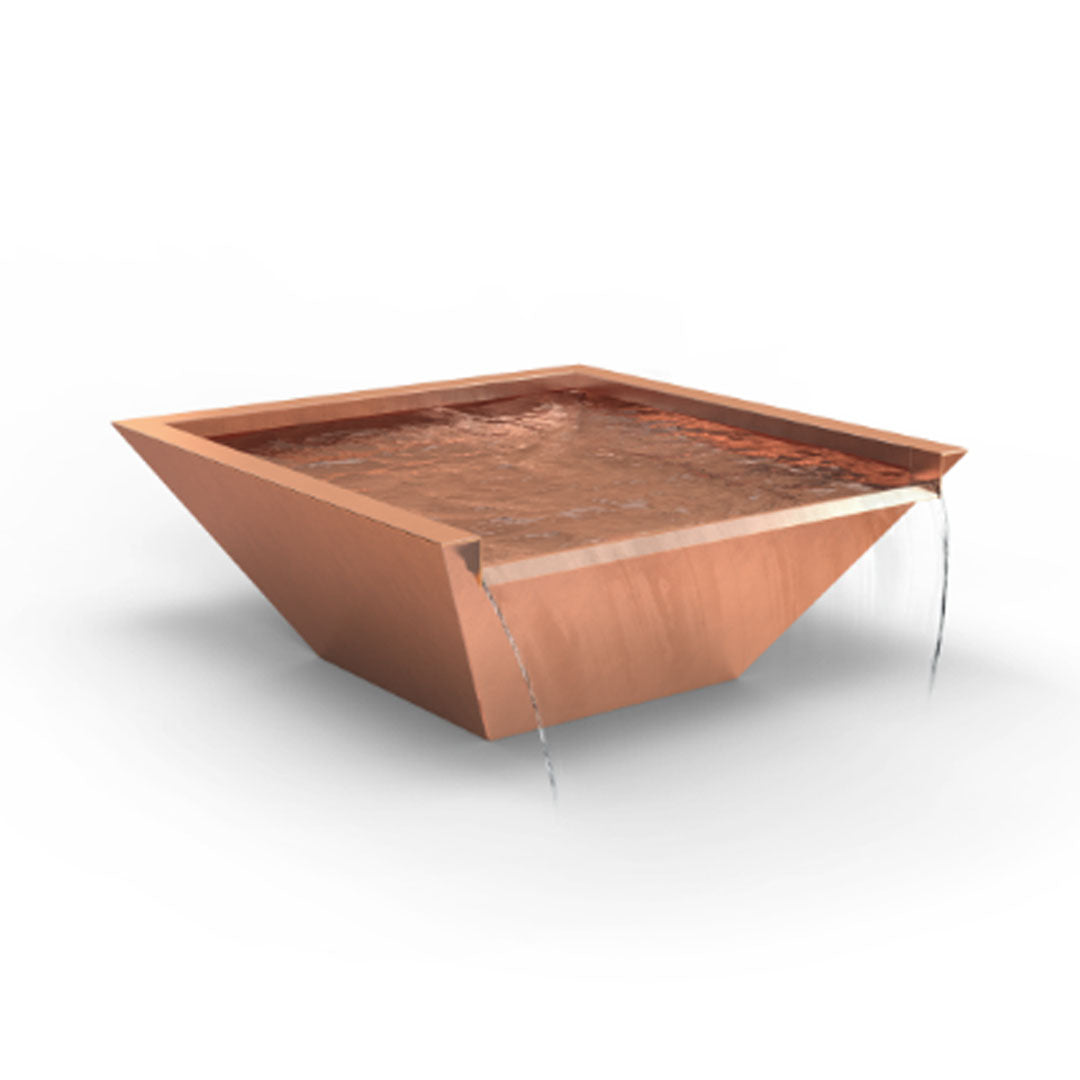 Corinthian Seamless Lip Water Bowl in Metal - Majestic Fountains