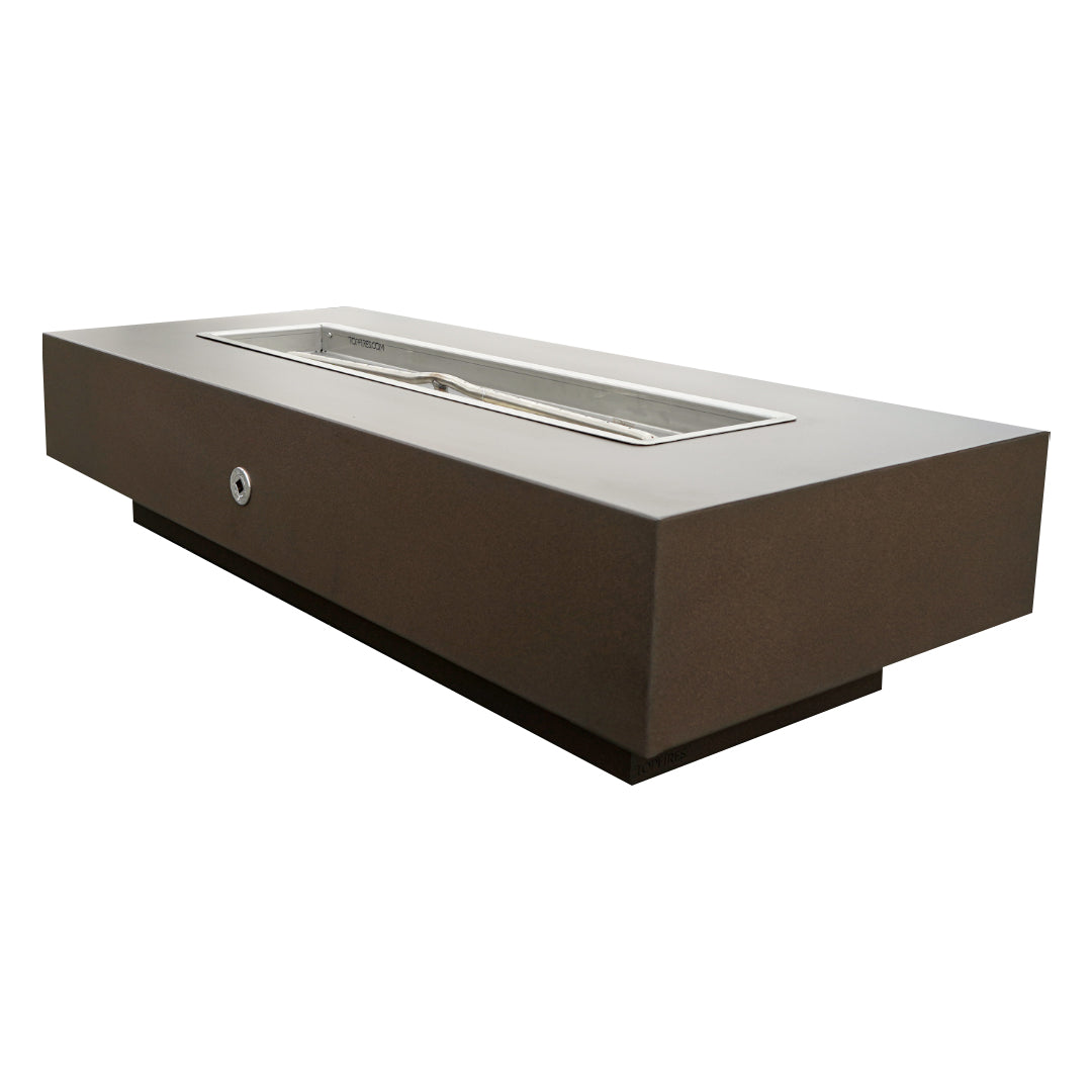 Coronado Fire Pit Table in Powder Coated by The Outdoor Plus + Free Cover - Majestic Fountains