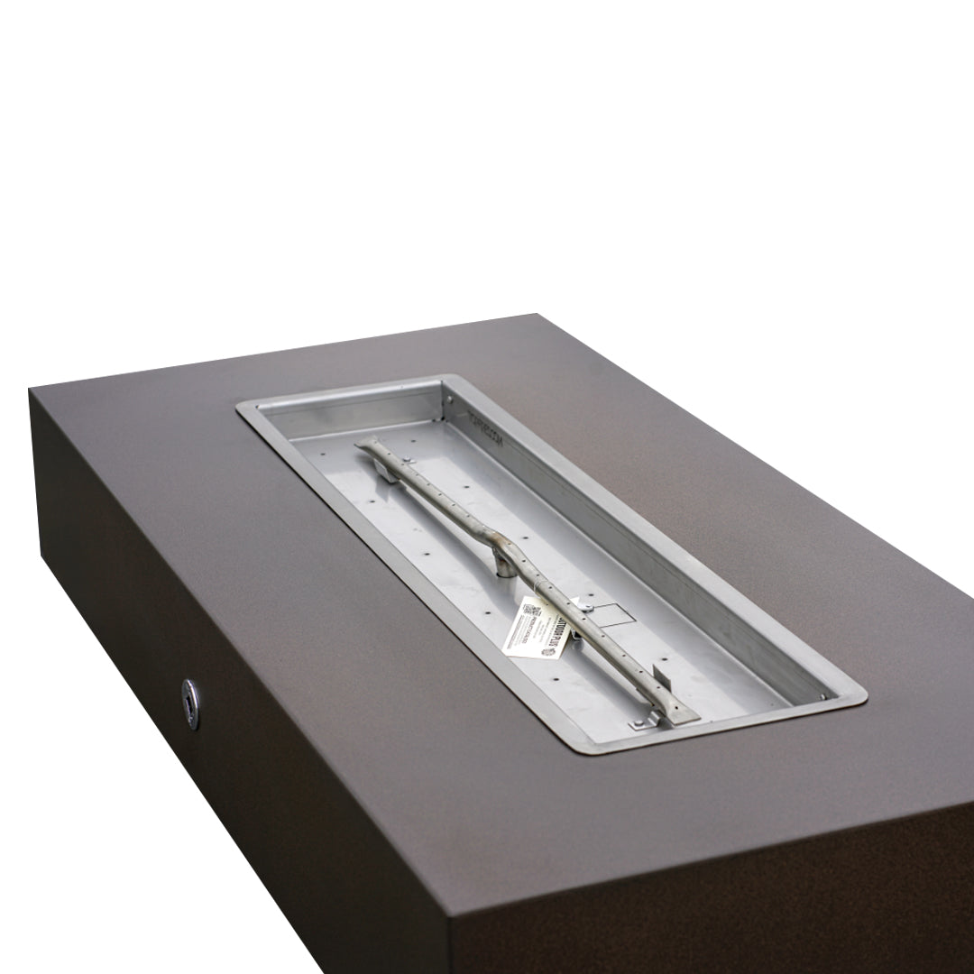 Coronado Fire Pit Table in Powder Coated by The Outdoor Plus + Free Cover - Majestic Fountains