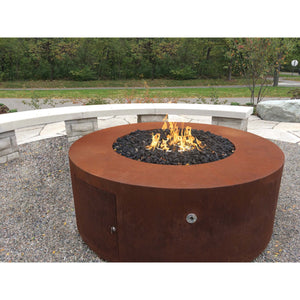 The Outdoor Plus Unity 24" Tall Metal Fire Pit - Majestic Fountains & More